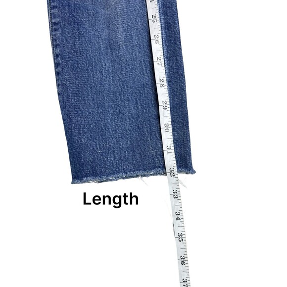 R13 Kate Skinny Jean Size 28 distressed raw hem made in Italy - Picture 3 of 14